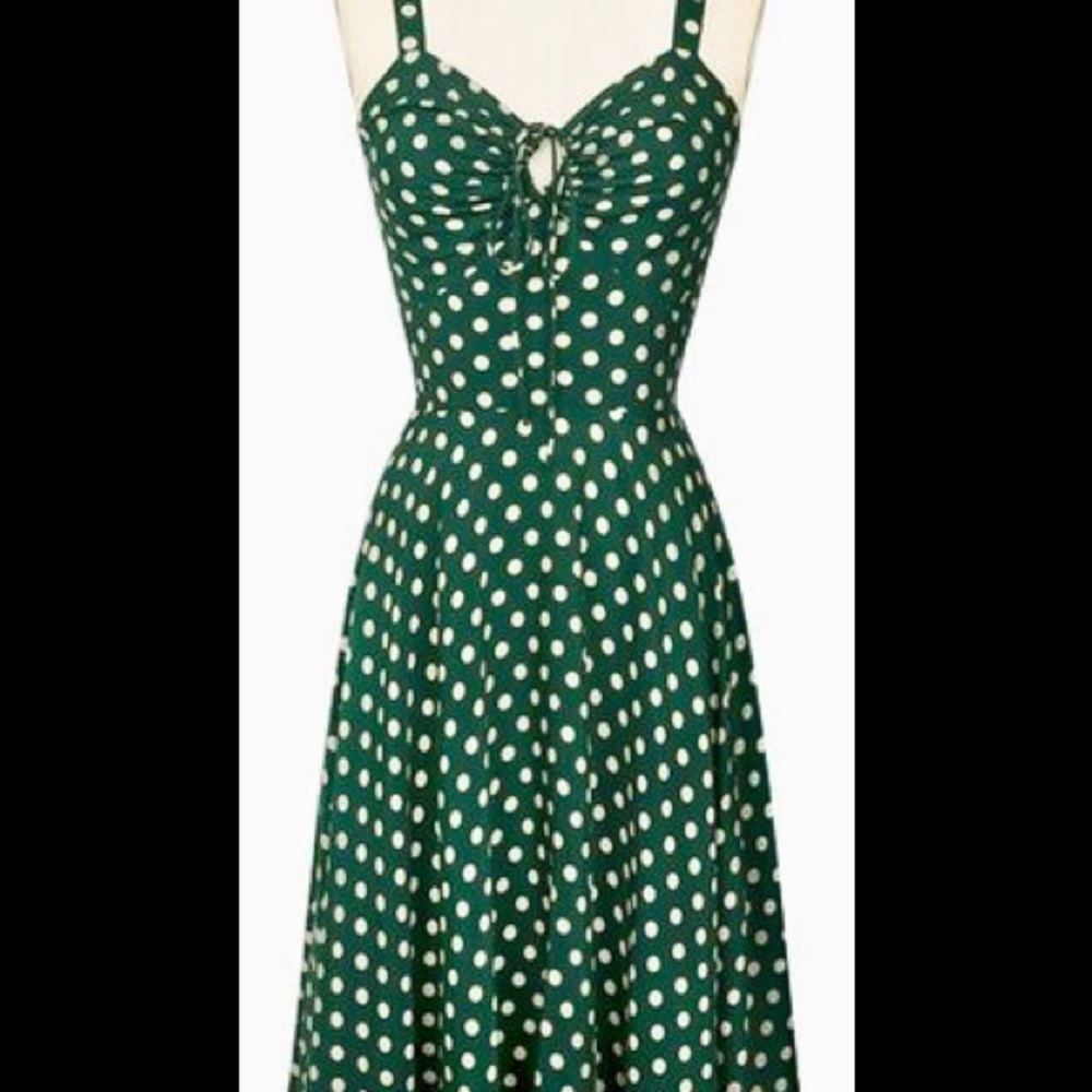 Trashy Diva L’Amour Dress in Irish Polka Dots